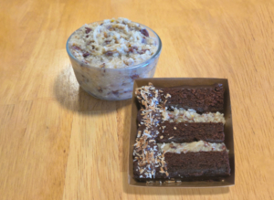 german choclate cake filling